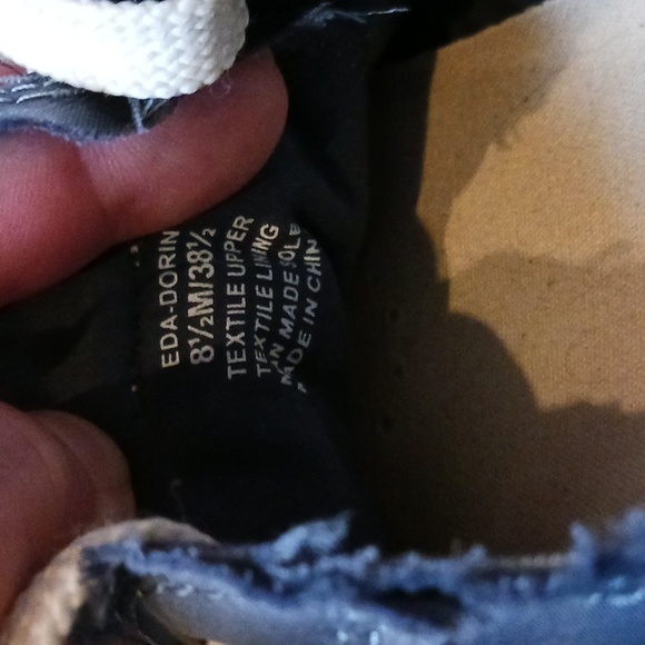 ED Ellen DeGeneres Eda-Doren Sneaker Blue/Grey Size 8.5 - Picture 3 of 7